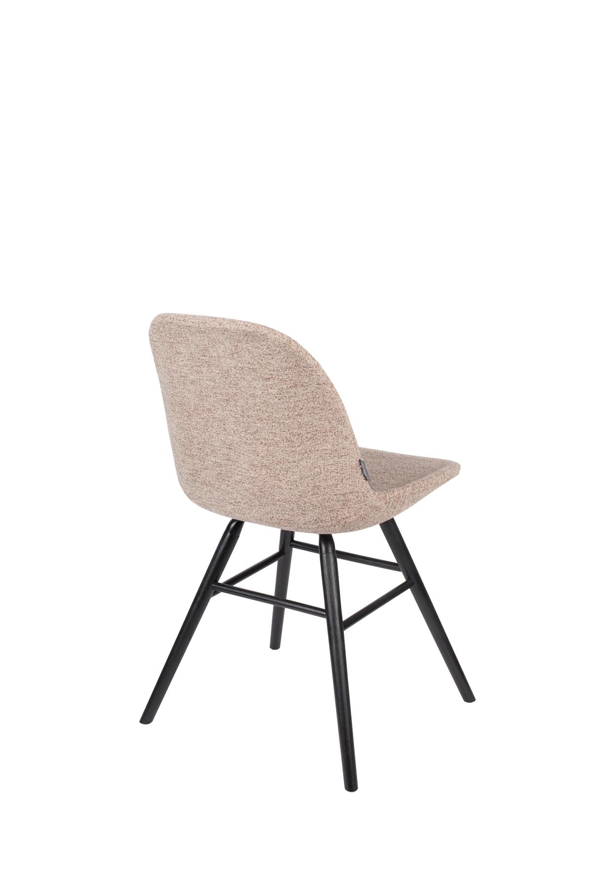 Stuhl Albert Kuip gepolstert in Beige präsentiert im Onlineshop von KAQTU Design AG. Stuhl ist von Zuiver