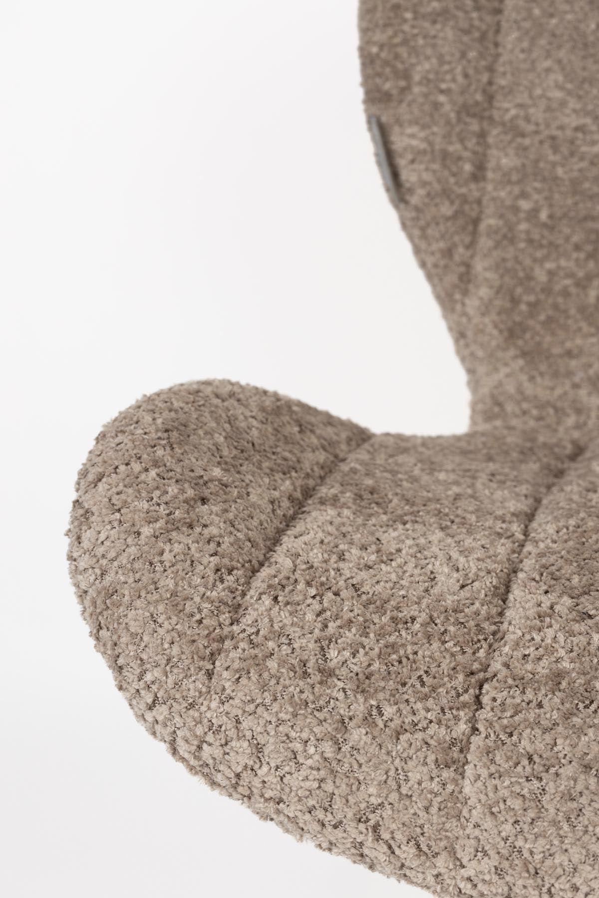 Stuhl OMG Soft in Beige präsentiert im Onlineshop von KAQTU Design AG. Stuhl ist von Zuiver