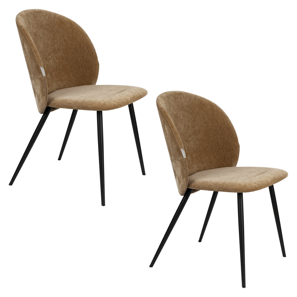 Cozy Stuhl in Gelb präsentiert im Onlineshop von KAQTU Design AG. Stuhl ist von Zuiver