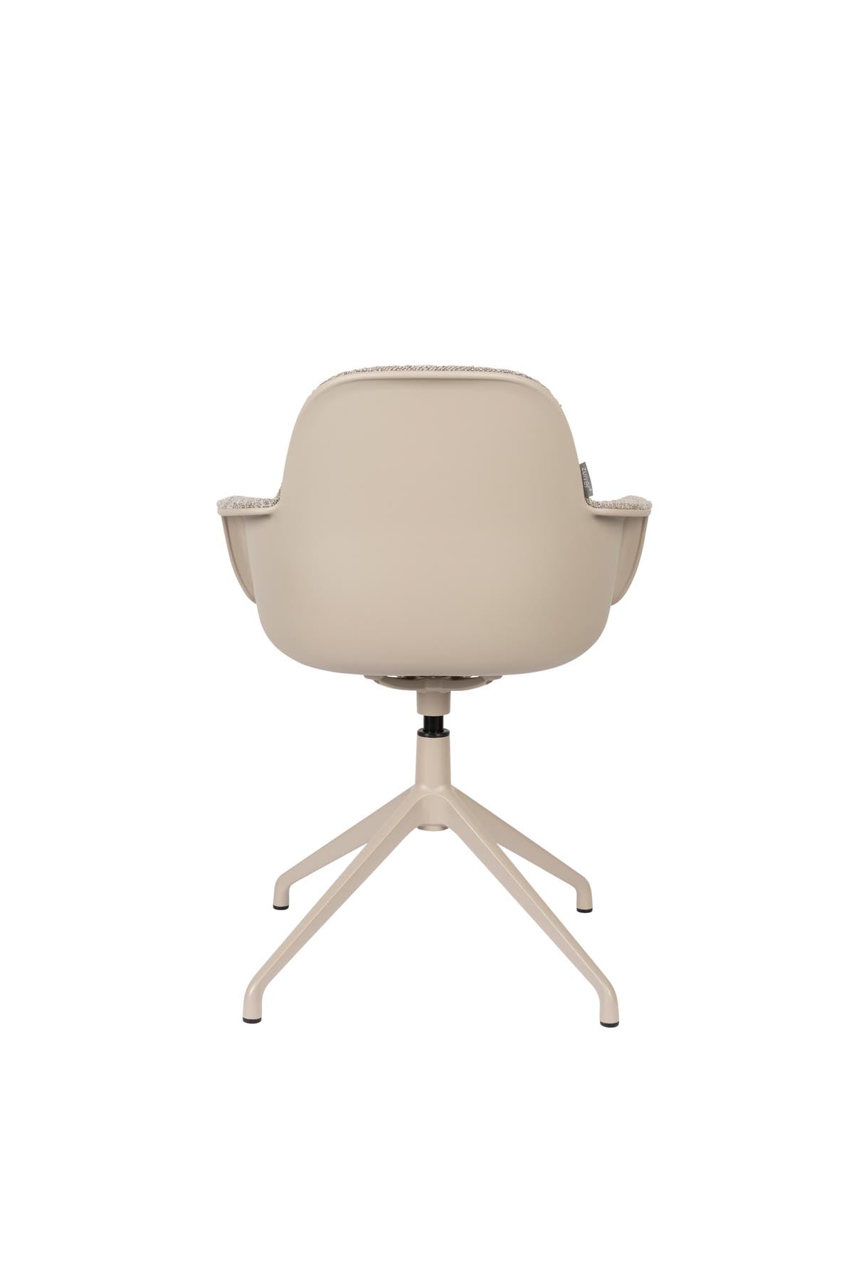 Armlehnstuhl Albert Kuip Swivel in Taupe präsentiert im Onlineshop von KAQTU Design AG. Dreh-Schalenstuhl mit Armlehnen ist von Zuiver
