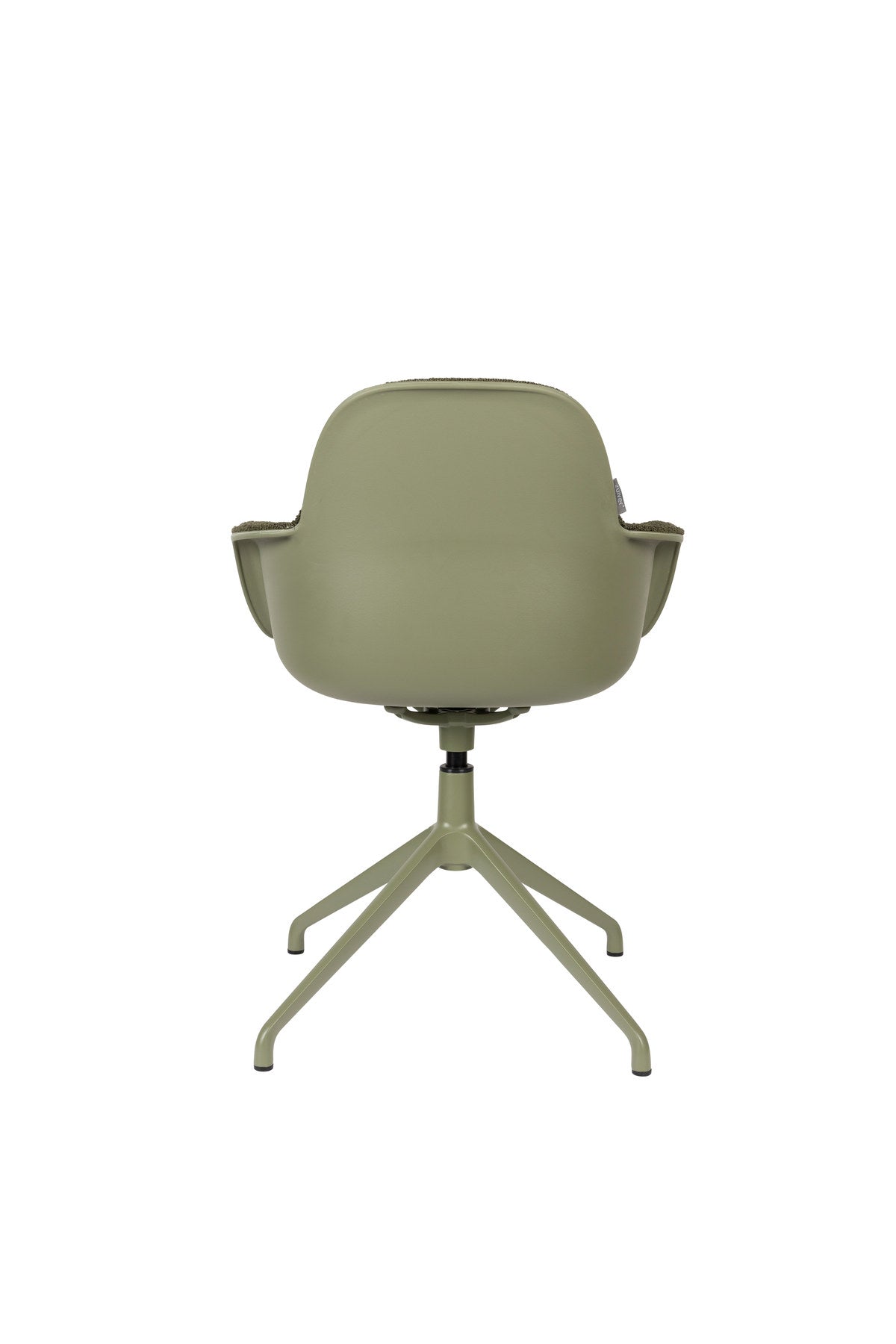 Armlehnstuhl Albert Kuip Swivel in Grün präsentiert im Onlineshop von KAQTU Design AG. Dreh-Schalenstuhl mit Armlehnen ist von Zuiver
