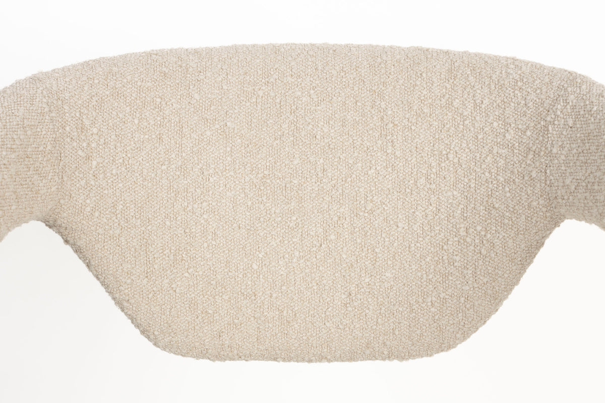 Flexback Stuhl Beige in beige präsentiert im Onlineshop von KAQTU Design AG. Stuhl mit Armlehne ist von Zuiver