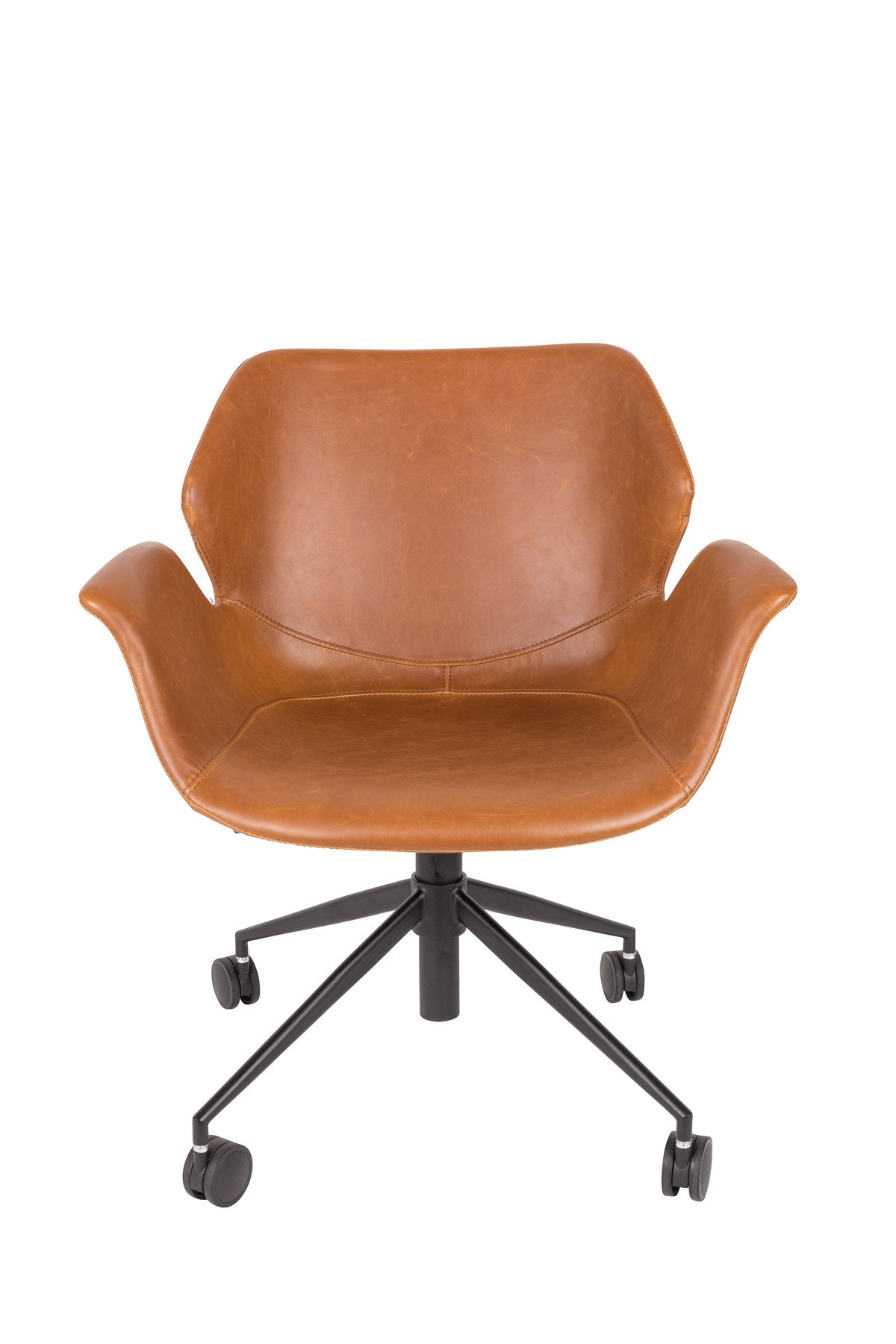 Bürostuhl Nikki in Braun präsentiert im Onlineshop von KAQTU Design AG. Bürostuhl ist von Zuiver