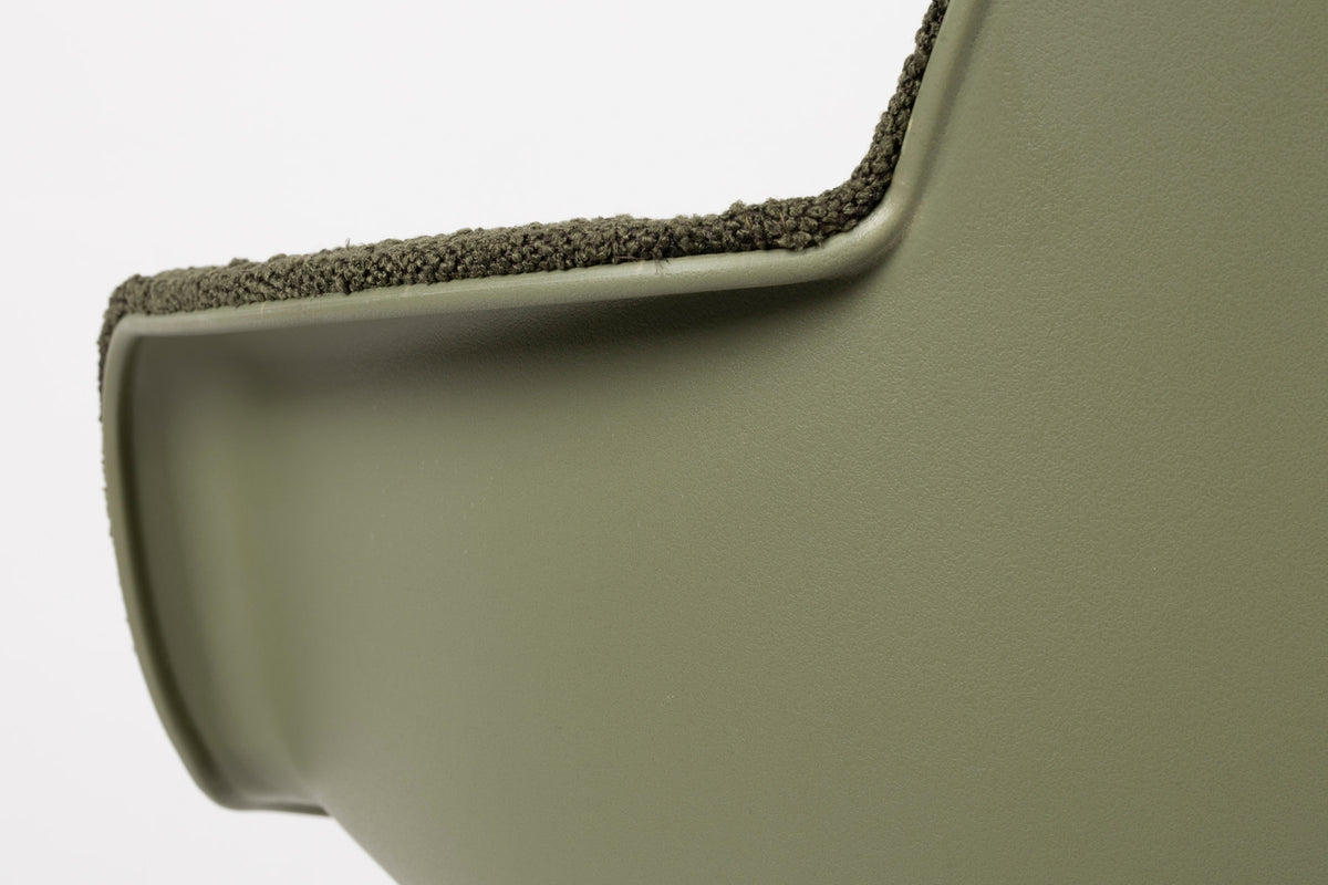 Bürostuhl mit Armlehne Albert Kuip in Grün präsentiert im Onlineshop von KAQTU Design AG. Bürostuhl mit Armlehne ist von Zuiver