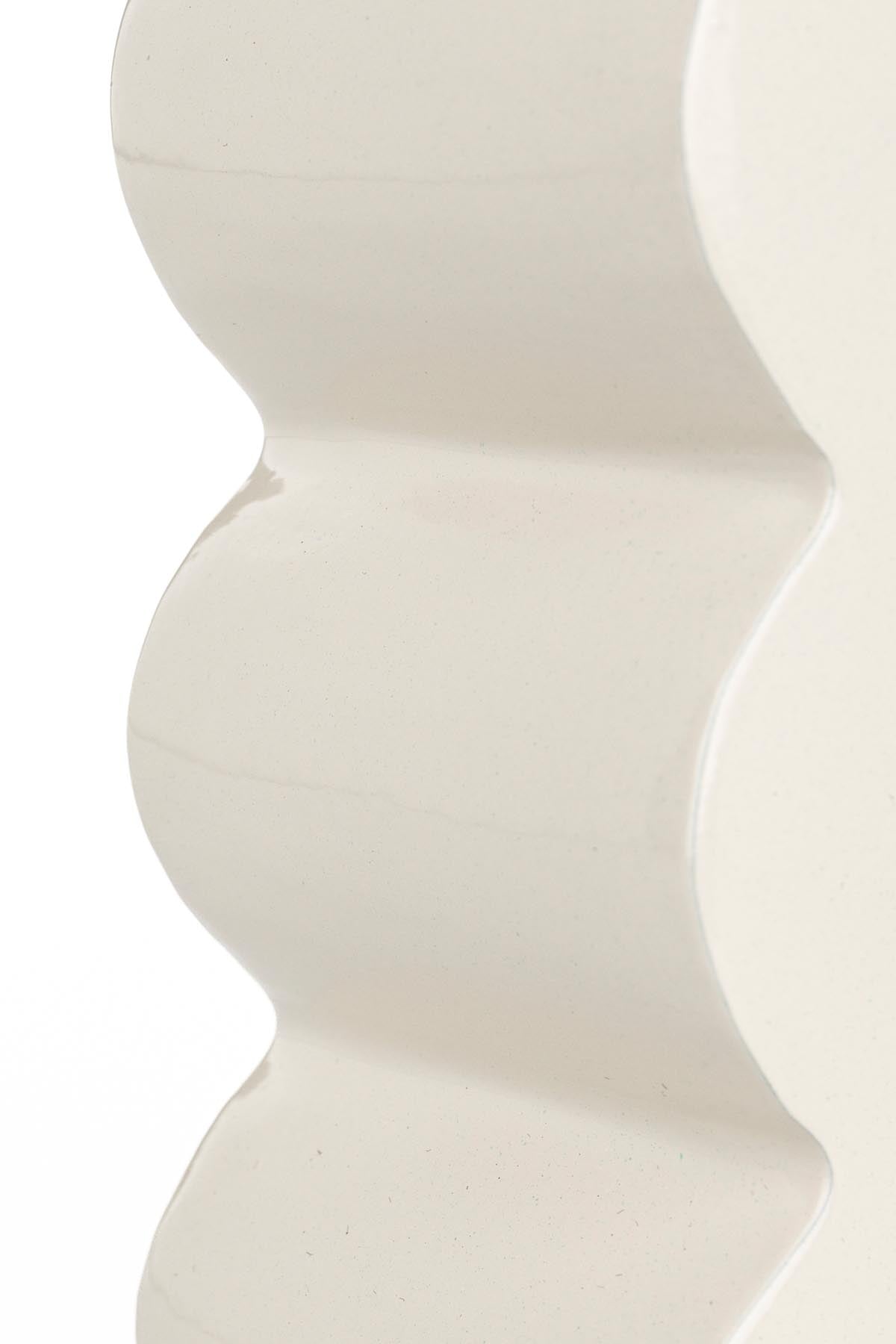 Hocker Curves in Shiny Beige präsentiert im Onlineshop von KAQTU Design AG. Hocker ist von Zuiver
