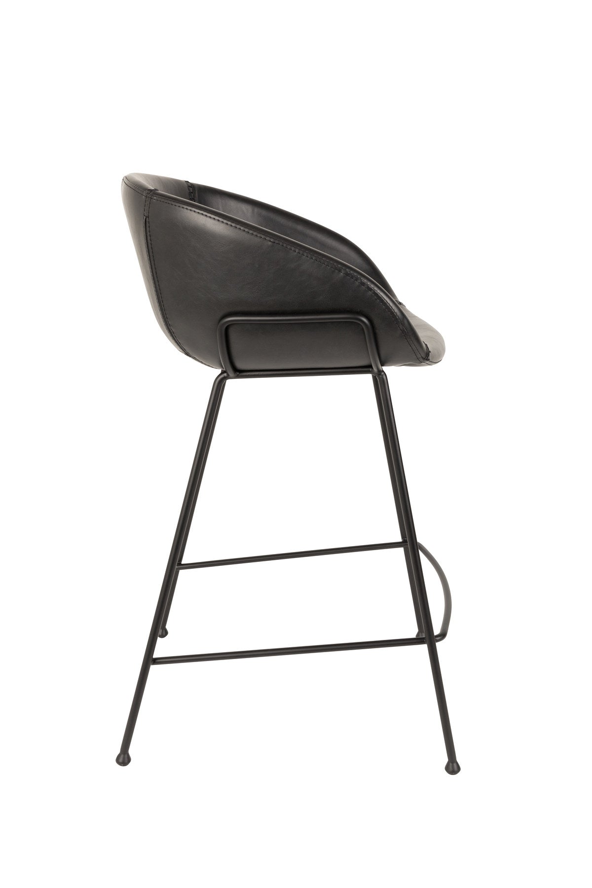 Barstuhl Feston in Schwarz präsentiert im Onlineshop von KAQTU Design AG. Barstuhl ist von Zuiver