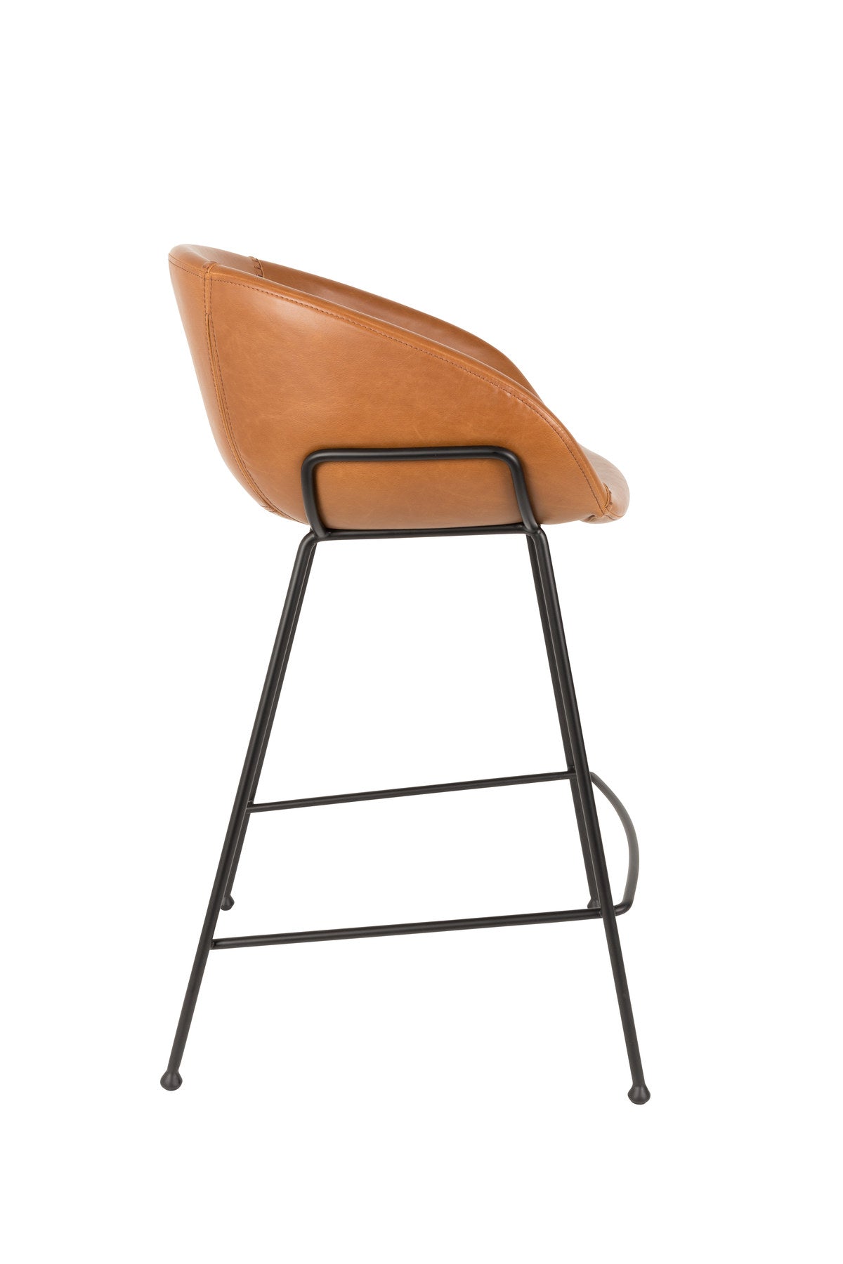 Barstuhl Feston in Braun präsentiert im Onlineshop von KAQTU Design AG. Barstuhl ist von Zuiver