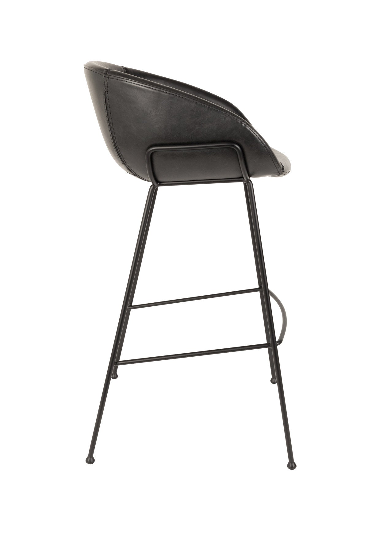 Barstuhl Feston in Schwarz präsentiert im Onlineshop von KAQTU Design AG. Barstuhl ist von Zuiver
