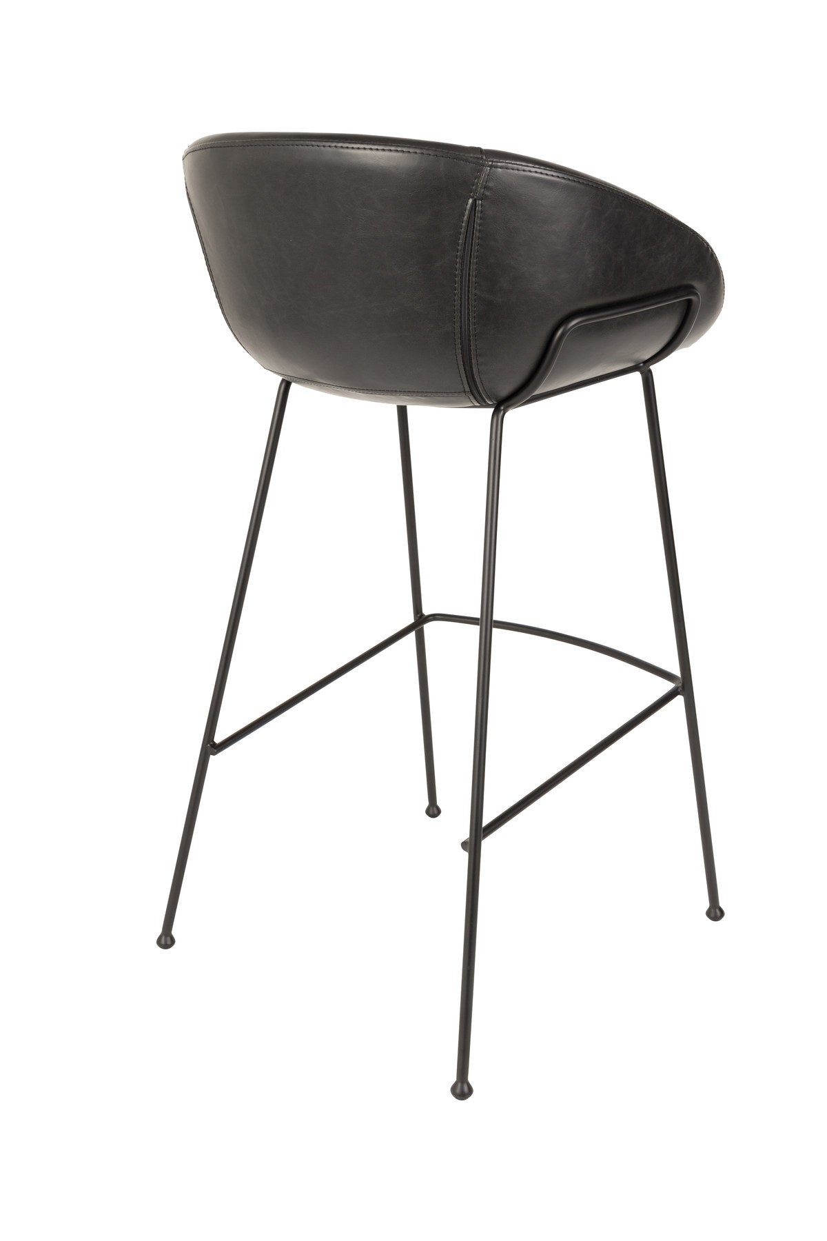 Barstuhl Feston in Schwarz präsentiert im Onlineshop von KAQTU Design AG. Barstuhl ist von Zuiver