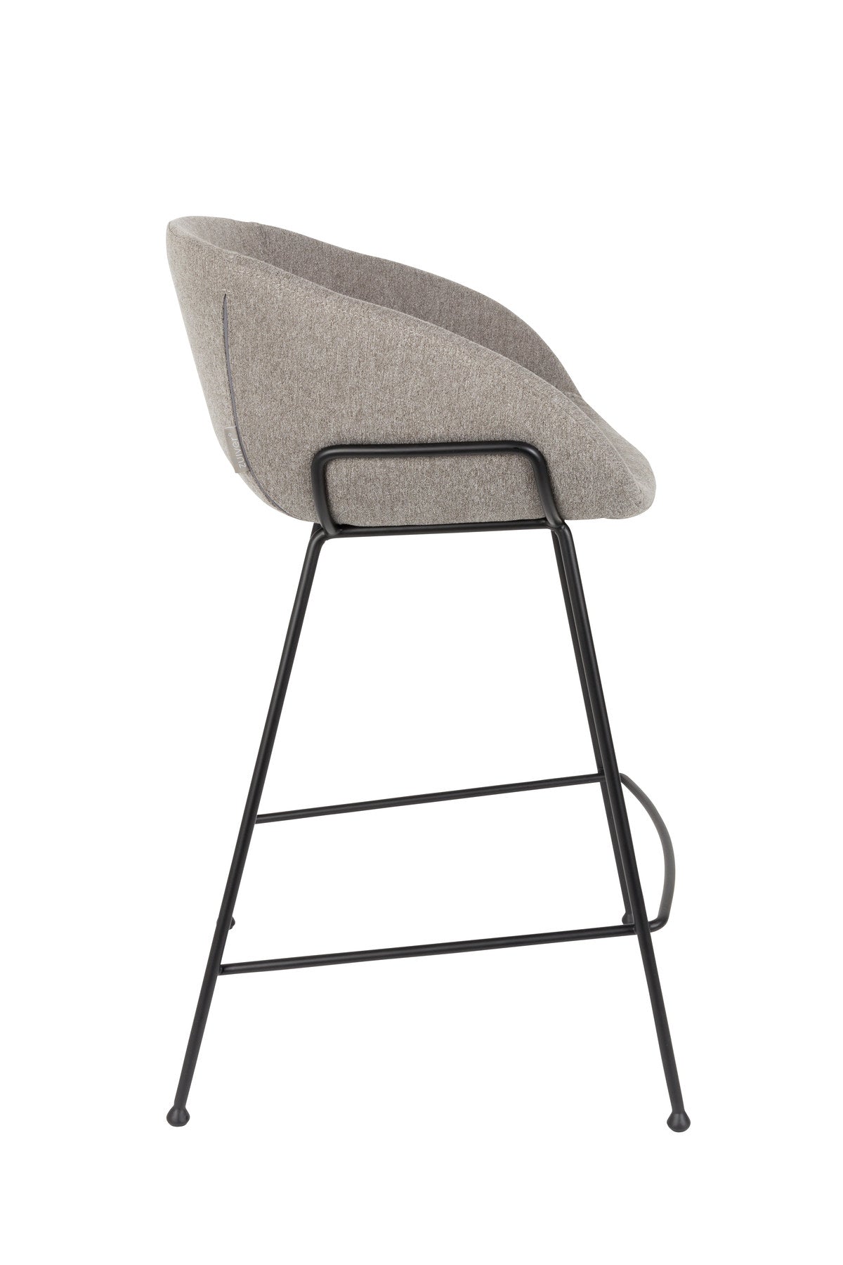 Barstuhl Feston in Grau präsentiert im Onlineshop von KAQTU Design AG. Barstuhl ist von Zuiver