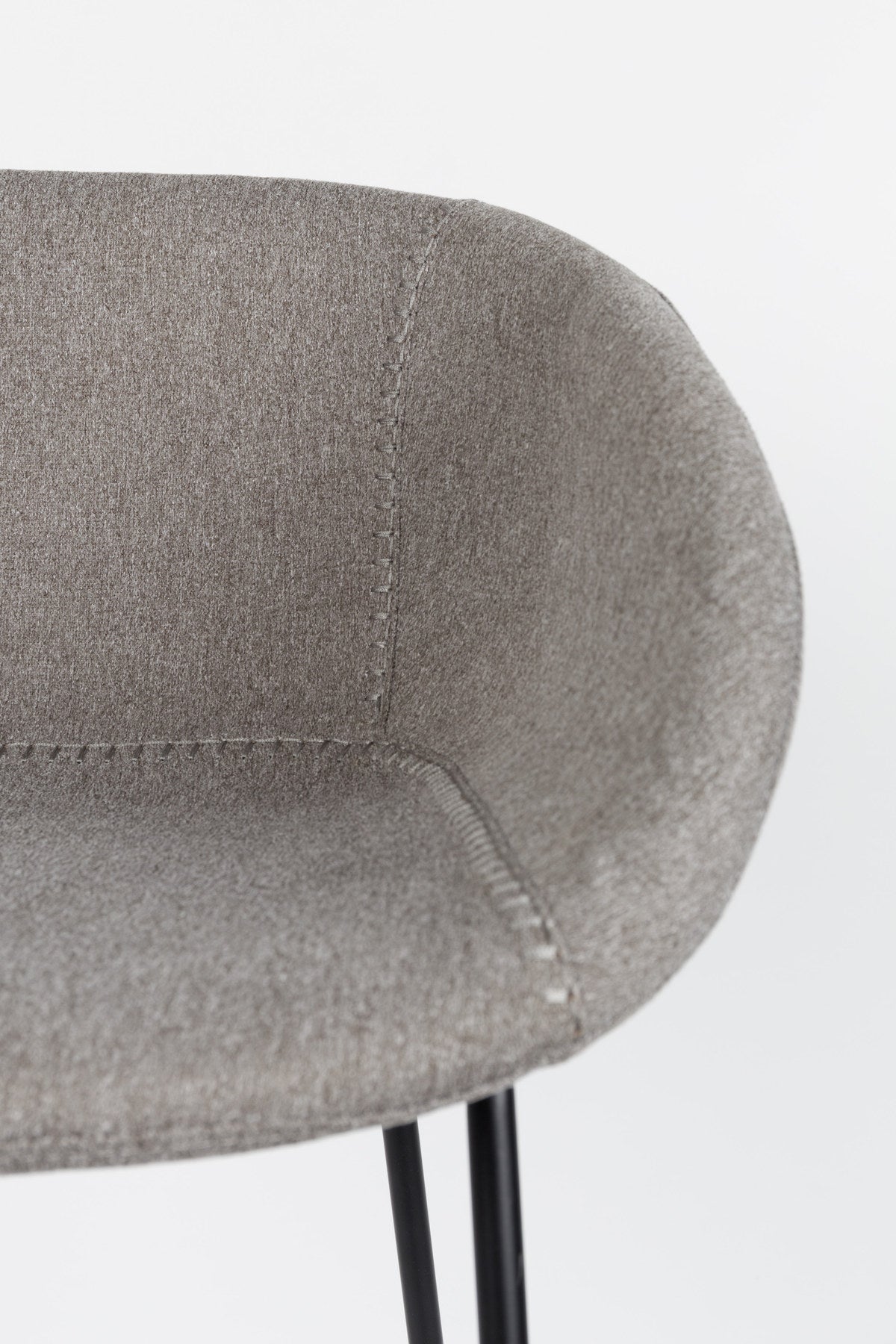 Barstuhl Feston in Grau präsentiert im Onlineshop von KAQTU Design AG. Barstuhl ist von Zuiver