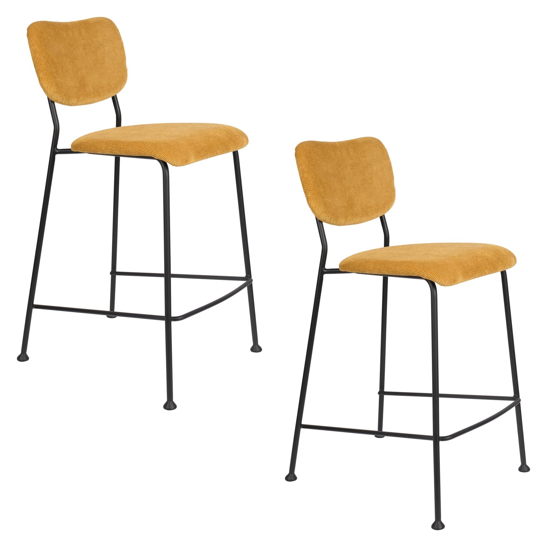 Barstuhl Benson in Oker präsentiert im Onlineshop von KAQTU Design AG. Barstuhl ist von Zuiver