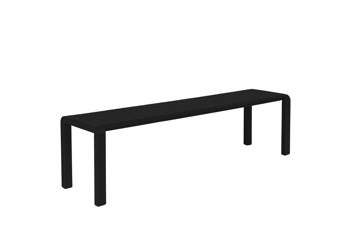 Gartenbank Vondel in Schwarz präsentiert im Onlineshop von KAQTU Design AG. Gartenbank ist von Zuiver