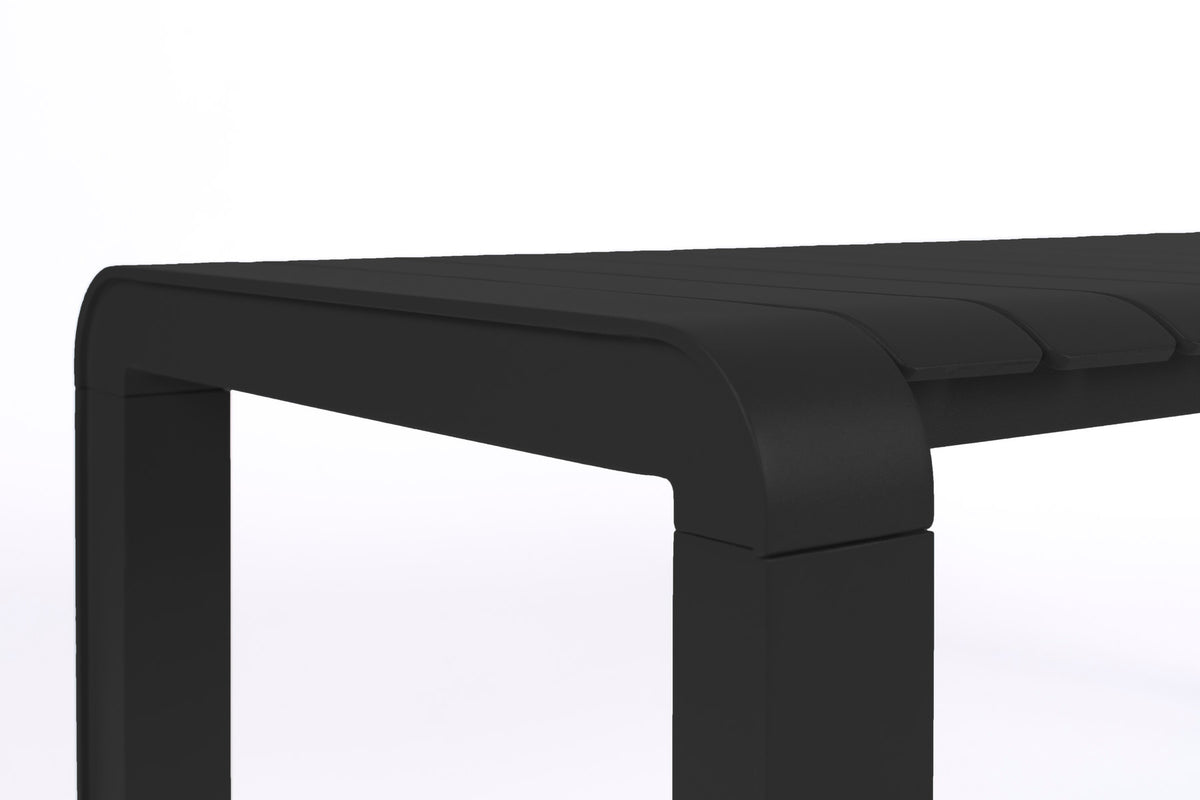 Gartenbank Vondel in Schwarz präsentiert im Onlineshop von KAQTU Design AG. Gartenbank ist von Zuiver