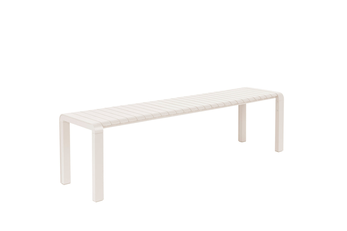 Gartenbank Vondel in Weiss präsentiert im Onlineshop von KAQTU Design AG. Gartenbank ist von Zuiver