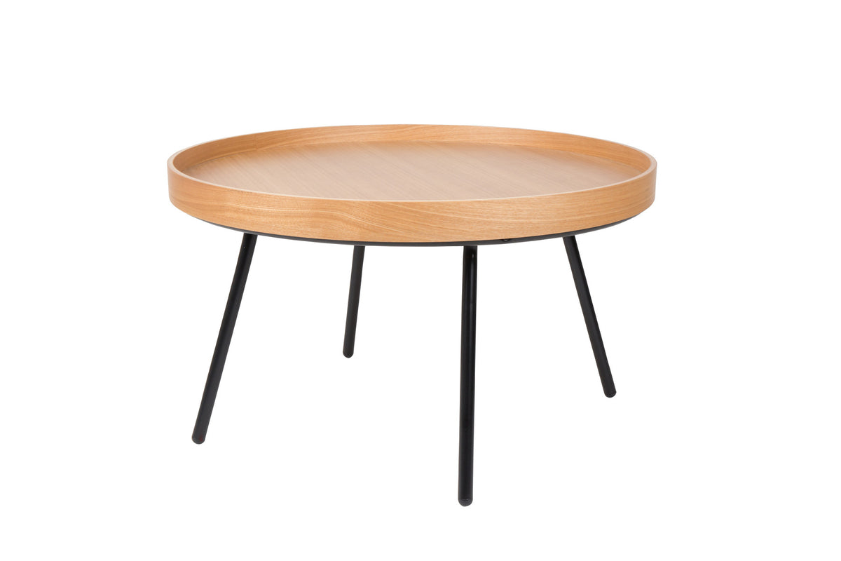 Beistelltisch Oak Tray in Braun präsentiert im Onlineshop von KAQTU Design AG. Couchtisch ist von Zuiver