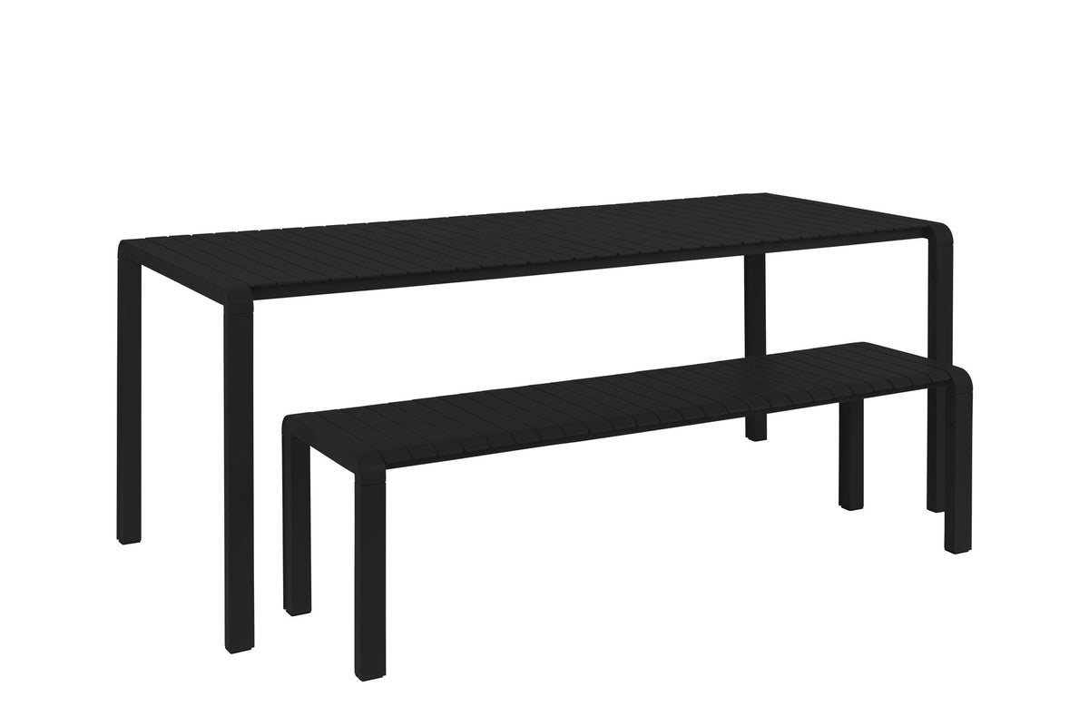 Gartentisch Vondel in Schwarz präsentiert im Onlineshop von KAQTU Design AG. Gartentisch ist von Zuiver