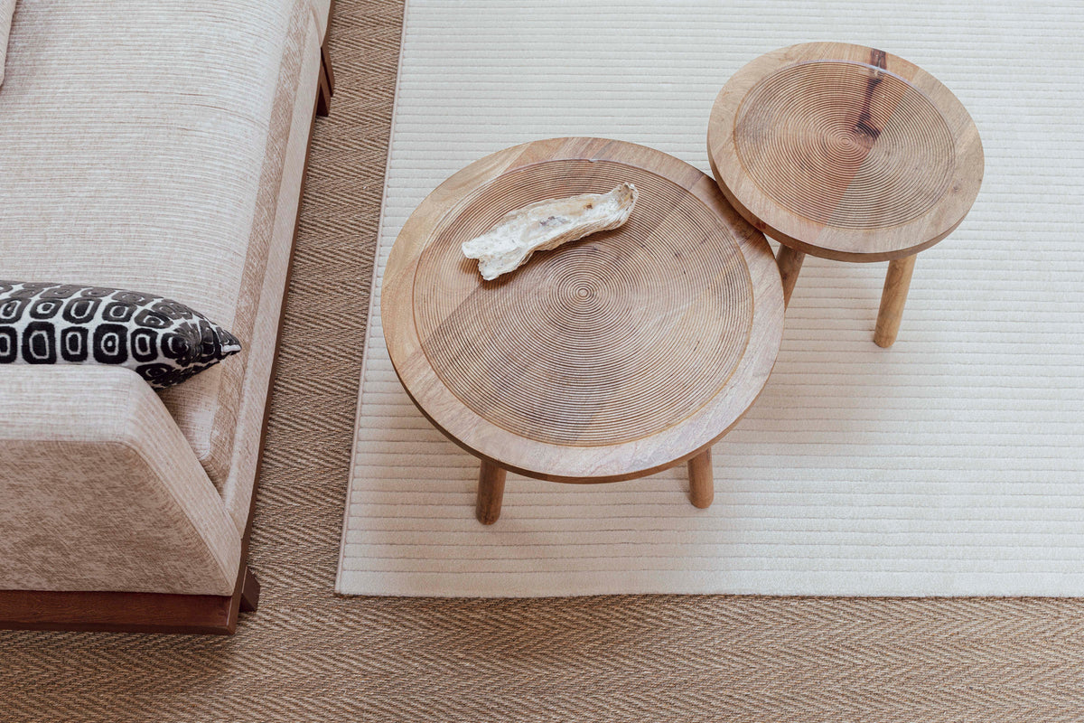 Beistelltisch Dendron in Natur präsentiert im Onlineshop von KAQTU Design AG. Couchtisch ist von Zuiver