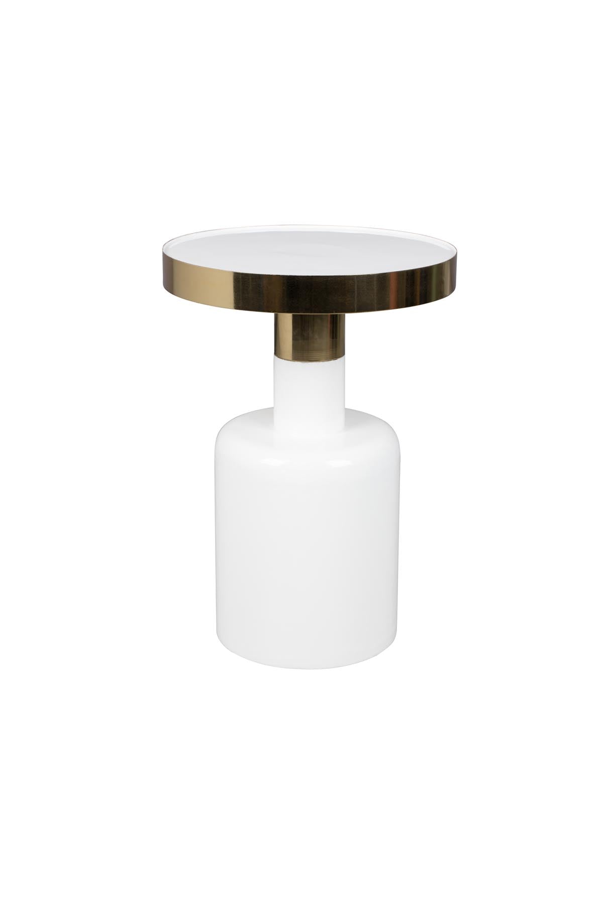 Beistelltisch Glam in Weiss präsentiert im Onlineshop von KAQTU Design AG. Couchtisch ist von Zuiver