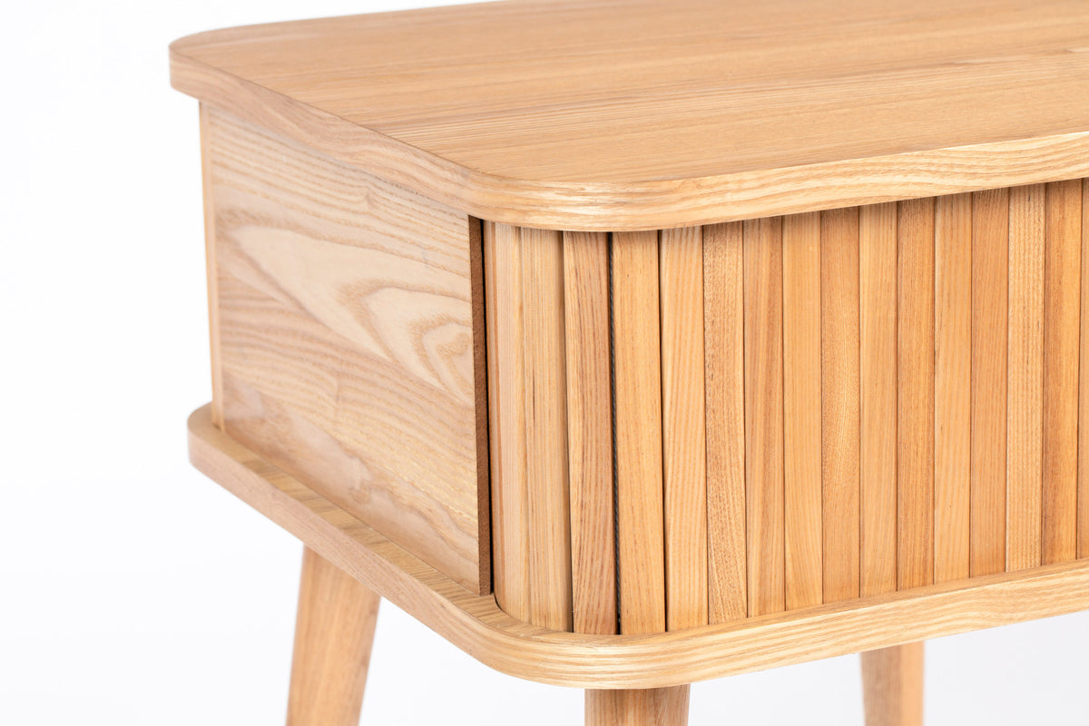 Beistelltisch Barbier in Natur präsentiert im Onlineshop von KAQTU Design AG. Beistelltisch ist von Zuiver