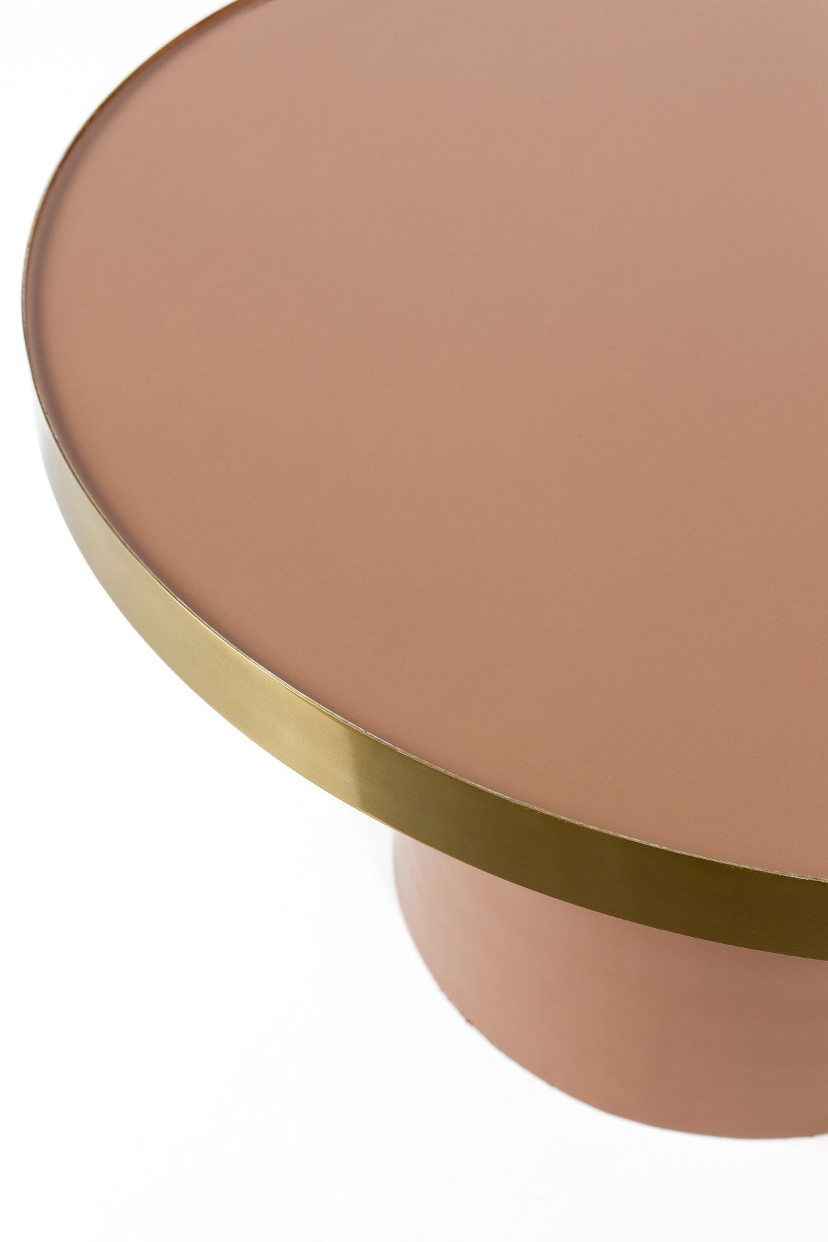 Beistelltisch Glam in Rosa präsentiert im Onlineshop von KAQTU Design AG. Couchtisch ist von Zuiver