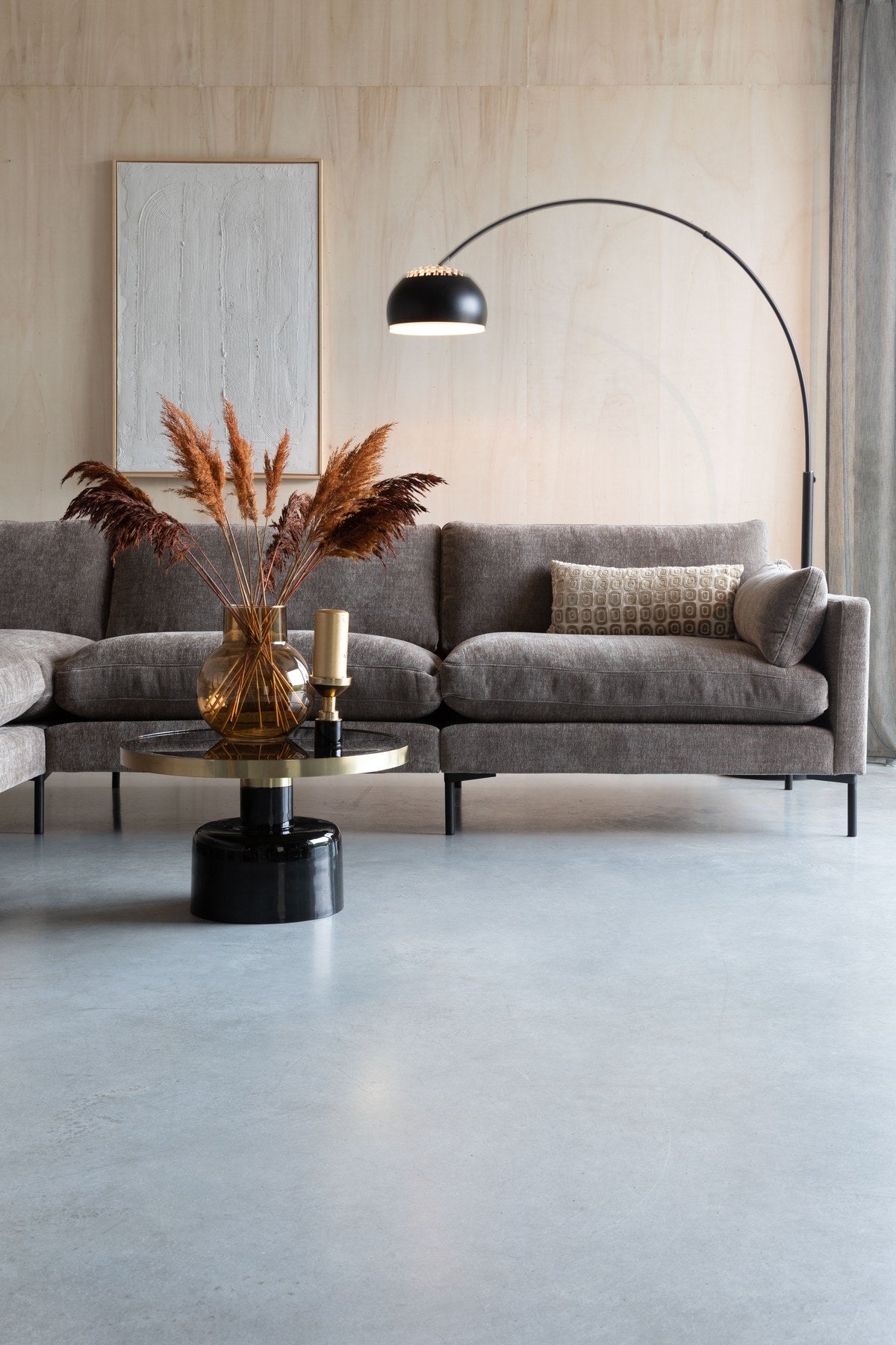 Beistelltisch Glam in Schwarz präsentiert im Onlineshop von KAQTU Design AG. Couchtisch ist von Zuiver