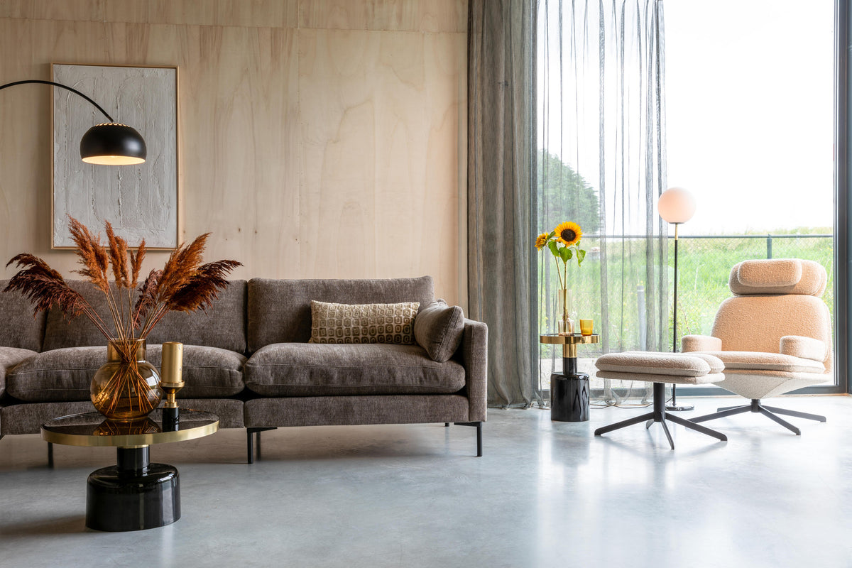 Beistelltisch Glam in Schwarz präsentiert im Onlineshop von KAQTU Design AG. Couchtisch ist von Zuiver