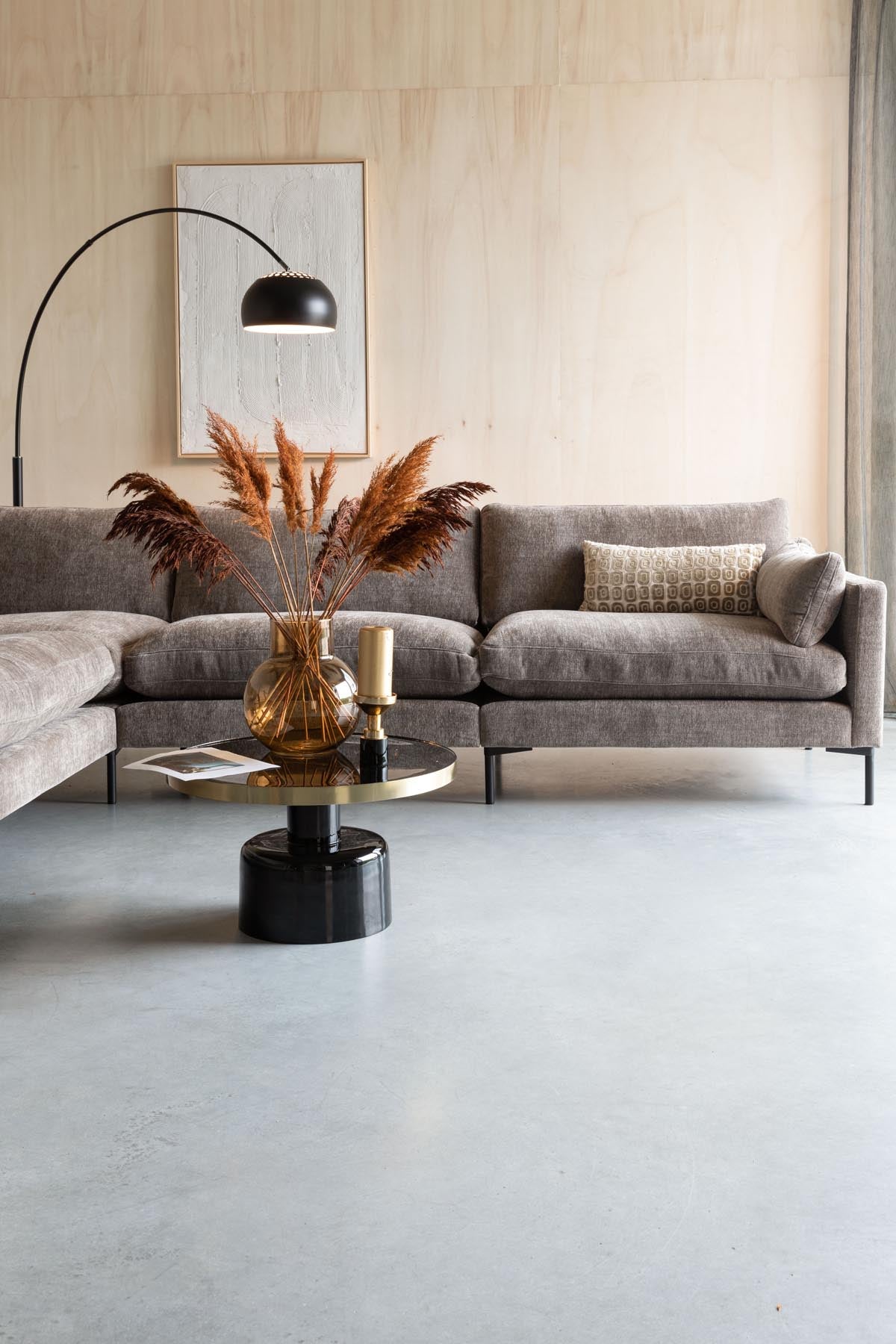 Beistelltisch Glam in Schwarz präsentiert im Onlineshop von KAQTU Design AG. Couchtisch ist von Zuiver