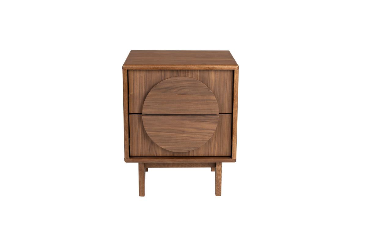 Beistelltisch / Bedstand Groove in Walnut präsentiert im Onlineshop von KAQTU Design AG. Beistelltisch ist von Zuiver