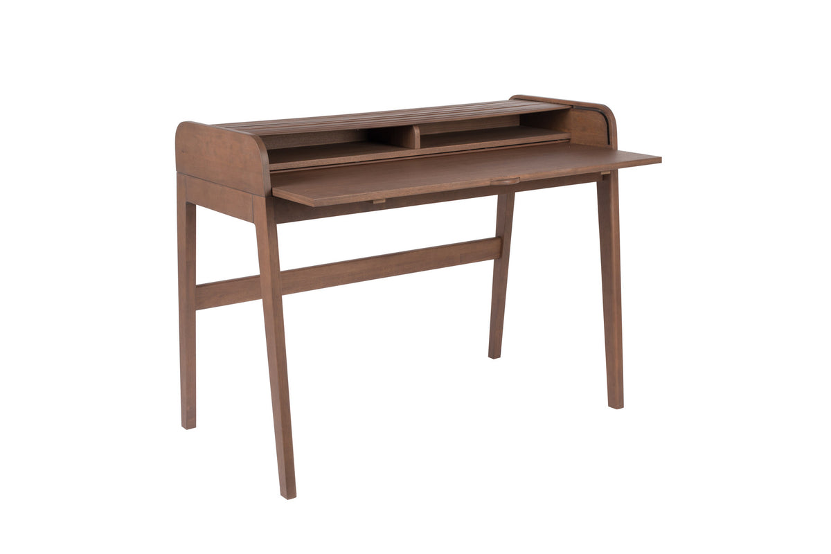 Bürotisch Barbier in Walnuss präsentiert im Onlineshop von KAQTU Design AG. Schreibtisch ist von Zuiver