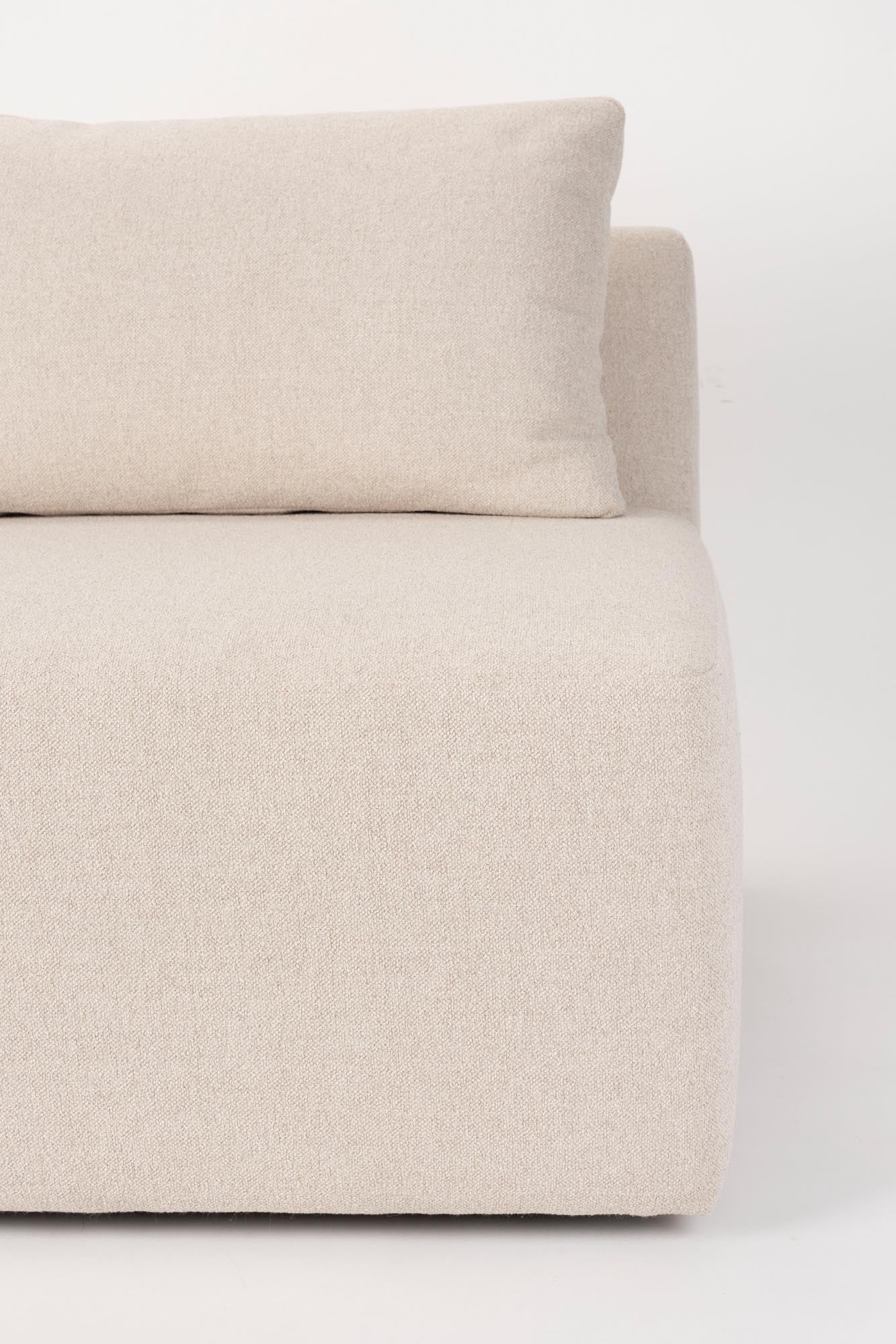 Das Sofa Prosper Seat Left von Zuiver kombiniert zeitgemässes Design mit Komfort und ist ideal für moderne und elegante Wohnräume.