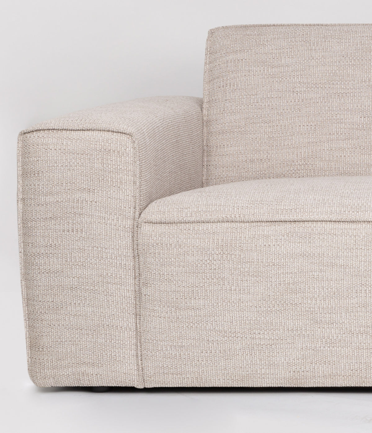 Sofa BOR 2.5 Sitzer in Latte präsentiert im Onlineshop von KAQTU Design AG. 2er Sofa ist von Zuiver