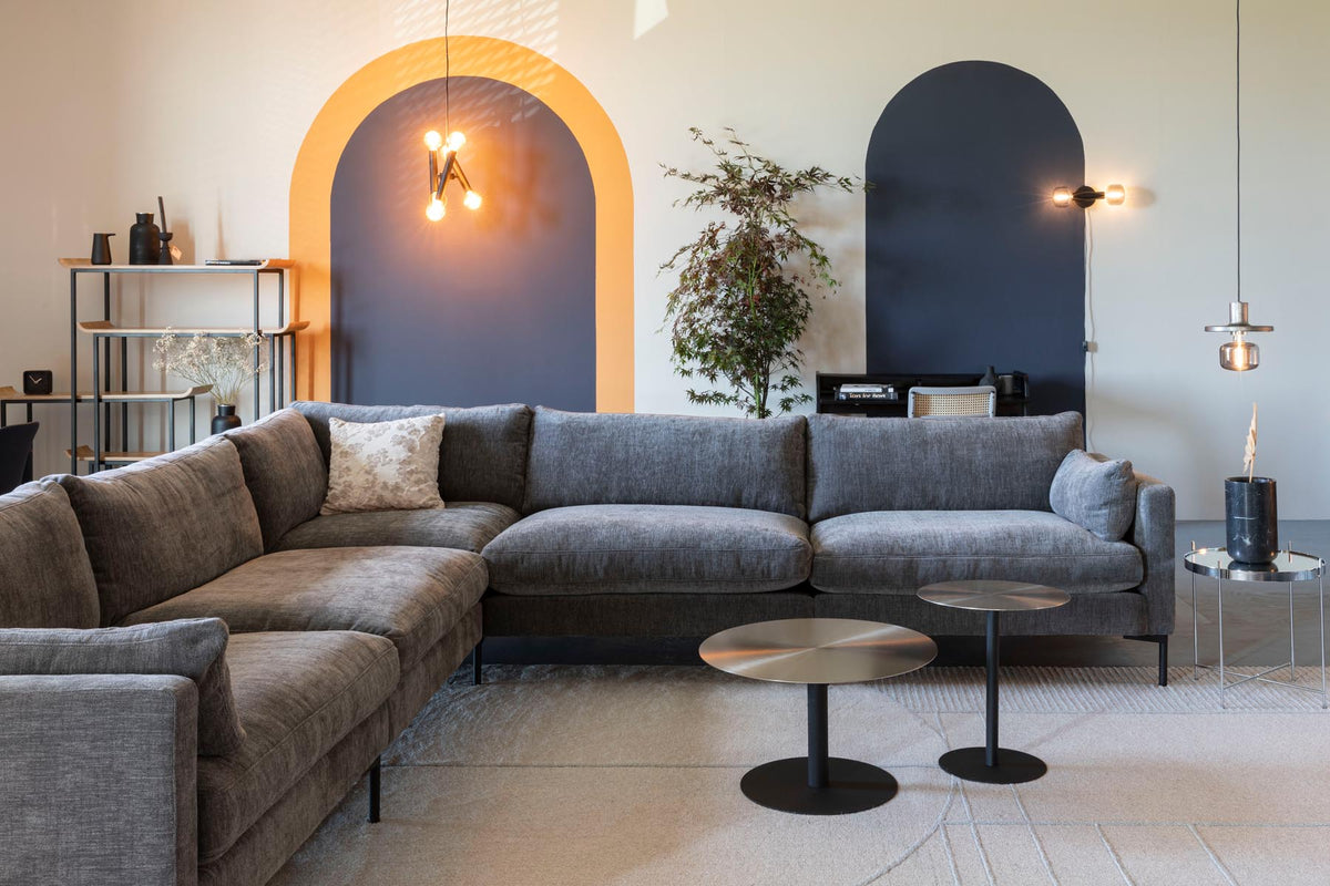Summer Sofa 7-Sitzer in Grau präsentiert im Onlineshop von KAQTU Design AG. Ecksofa rechts ist von Zuiver