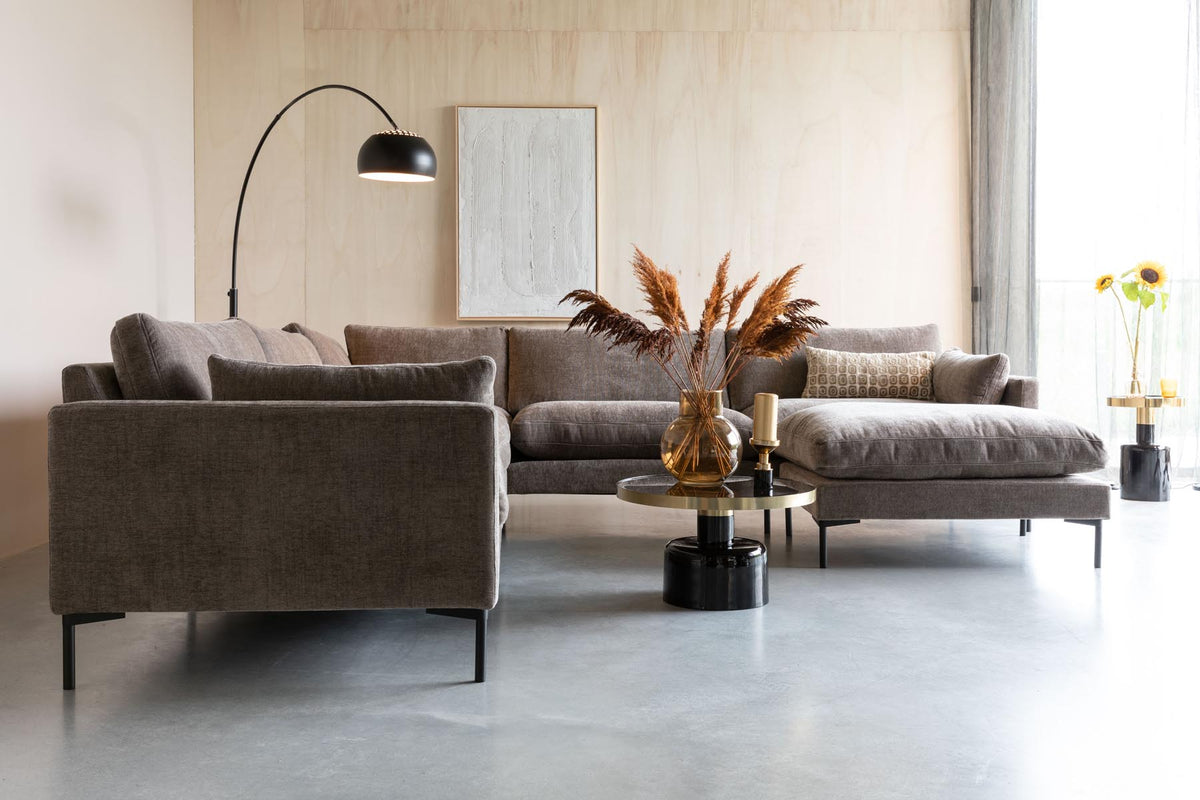 Hocker Summer in Coffee präsentiert im Onlineshop von KAQTU Design AG. Pouf ist von Zuiver
