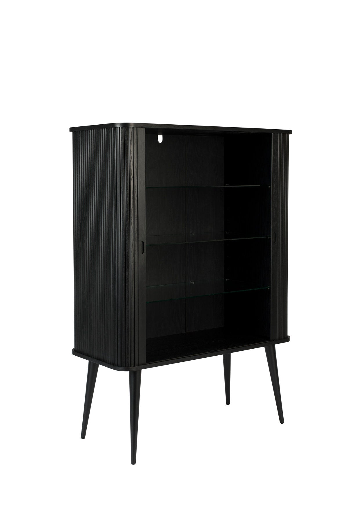 Sideboard Barbier in Schwarz präsentiert im Onlineshop von KAQTU Design AG. High-Sideboard ist von Zuiver