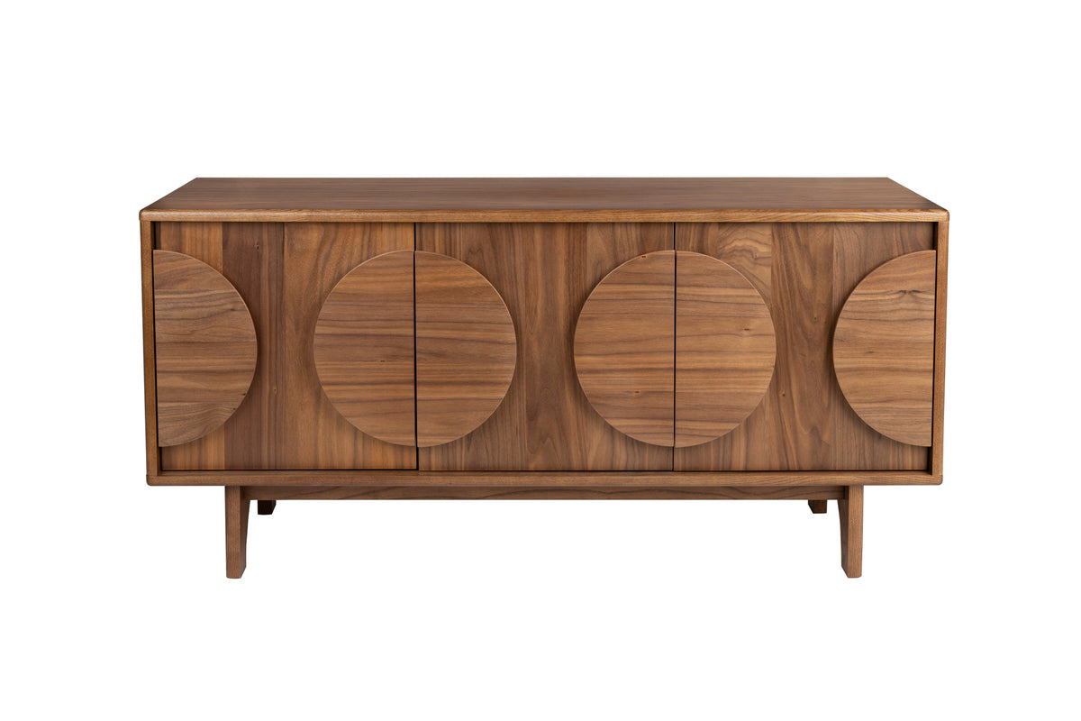Sideboard Groove 3 Doors in Braun präsentiert im Onlineshop von KAQTU Design AG. Sideboard ist von Zuiver
