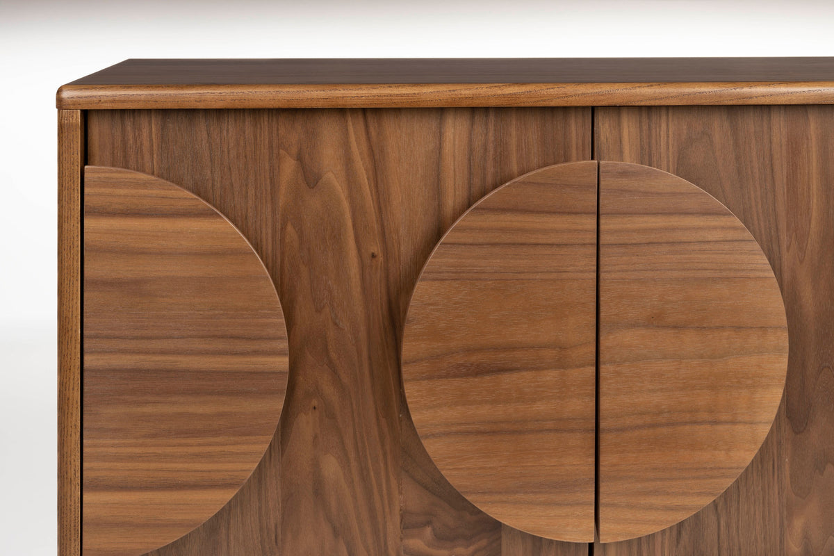 Sideboard Groove 2 Doors in Braun präsentiert im Onlineshop von KAQTU Design AG. Sideboard ist von Zuiver