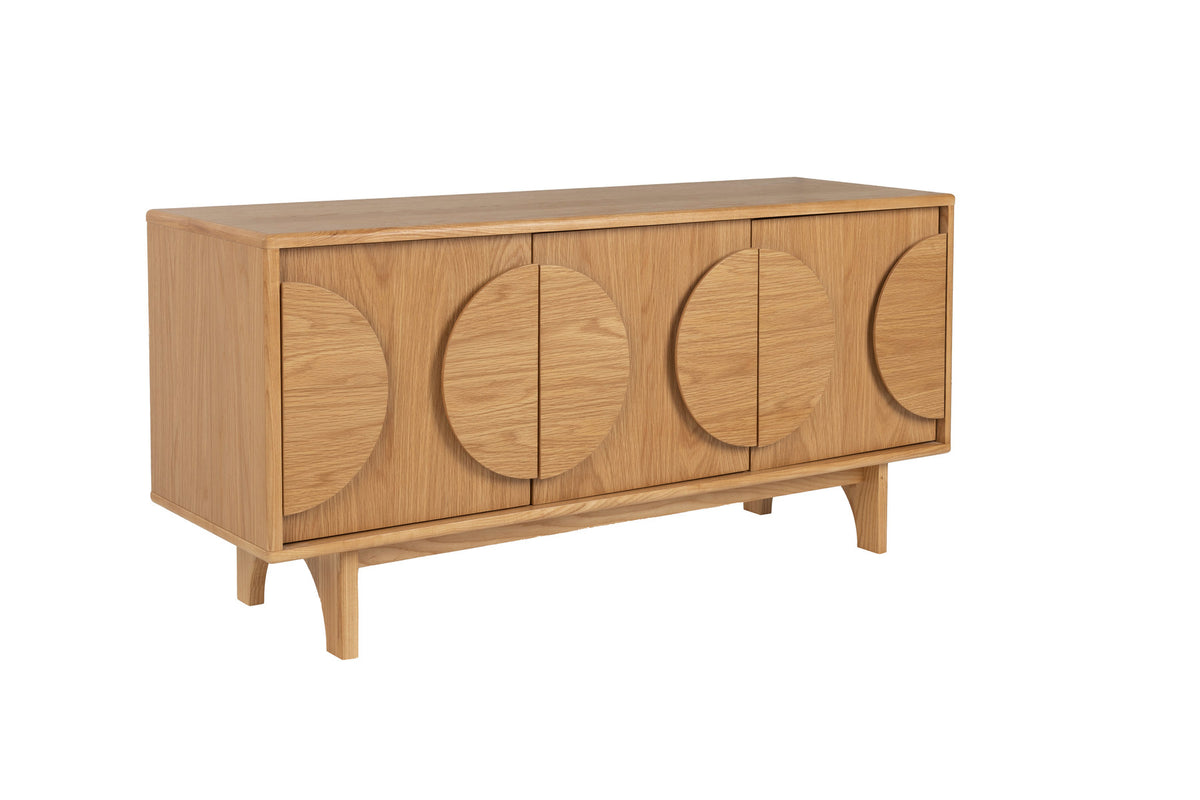 Sideboard Groove 3 Doors in Natur präsentiert im Onlineshop von KAQTU Design AG. Sideboard ist von Zuiver