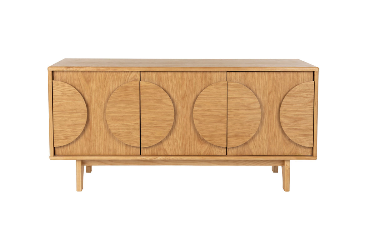 Sideboard Groove 3 Doors in Natur präsentiert im Onlineshop von KAQTU Design AG. Sideboard ist von Zuiver