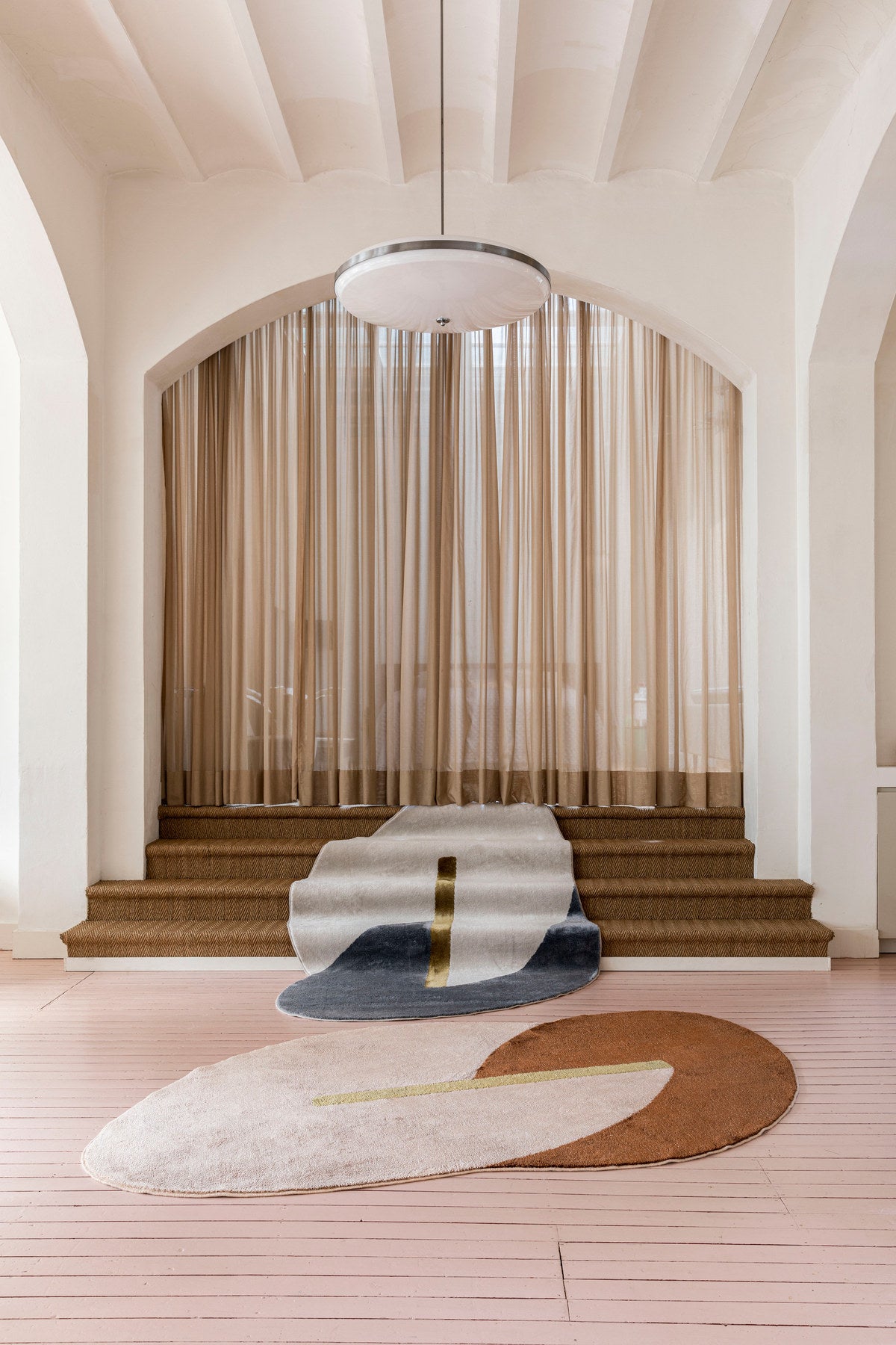 Teppich Phila in Braun präsentiert im Onlineshop von KAQTU Design AG. Teppich ist von Zuiver