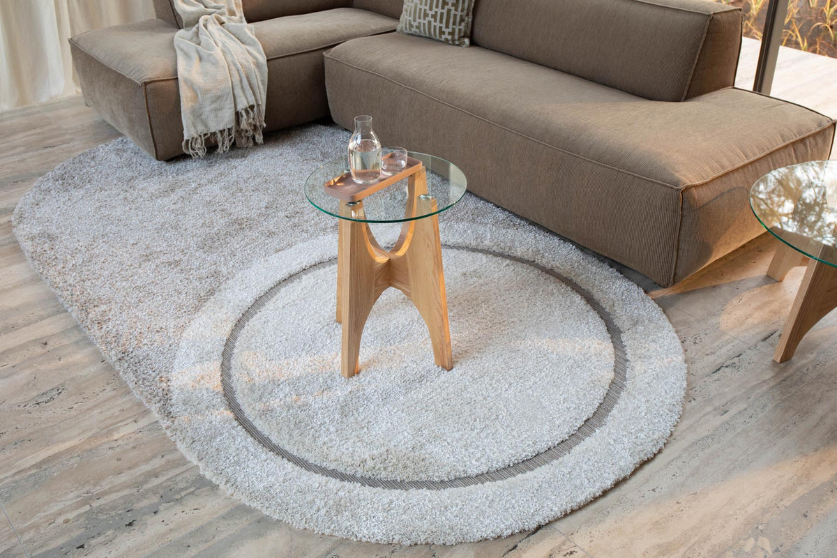 Teppich SPARK in beige präsentiert im Onlineshop von KAQTU Design AG. Teppich ist von Zuiver