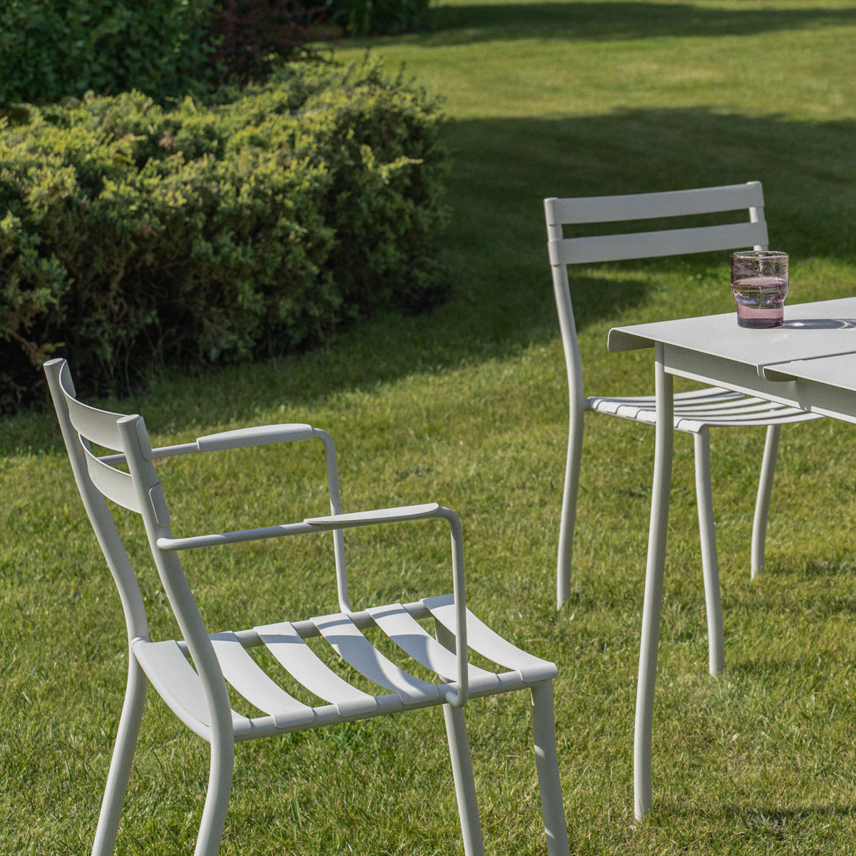 Flaner FLR02 - Stuhl, Set von 2 Stück in Türkis präsentiert im Onlineshop von KAQTU Design AG. Gartenstuhl ist von Mdd