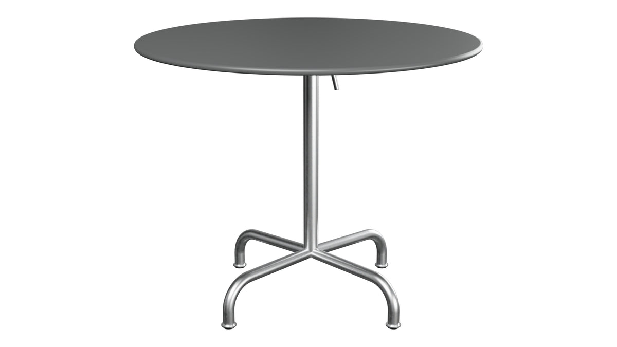 Rigi Metall-Gartentisch ø90 klappbar in Graphit präsentiert im Onlineshop von KAQTU Design AG. Gartentisch ist von Schaffner