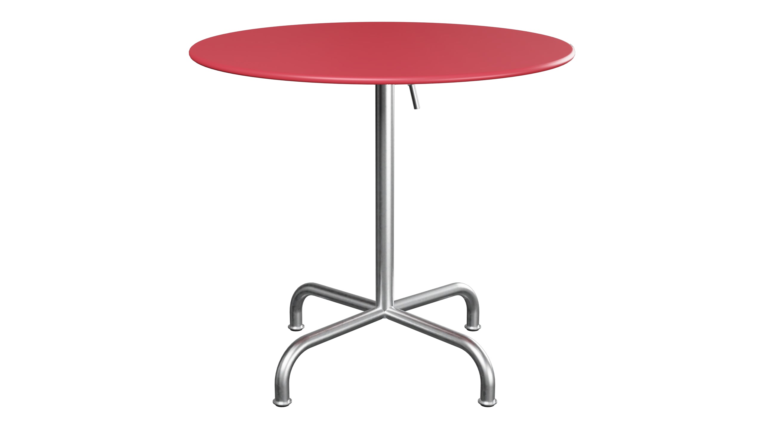Rigi Metall-Gartentisch ø80 klappbar in Ahornrot präsentiert im Onlineshop von KAQTU Design AG. Gartentisch ist von Schaffner