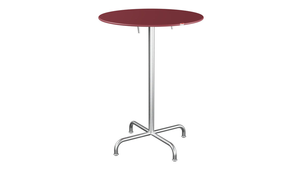 Rigi Metall-Stehtisch Outdoor ø80 / 110 klappbar in Bordeaux präsentiert im Onlineshop von KAQTU Design AG. Hochtisch Outdoor ist von Schaffner