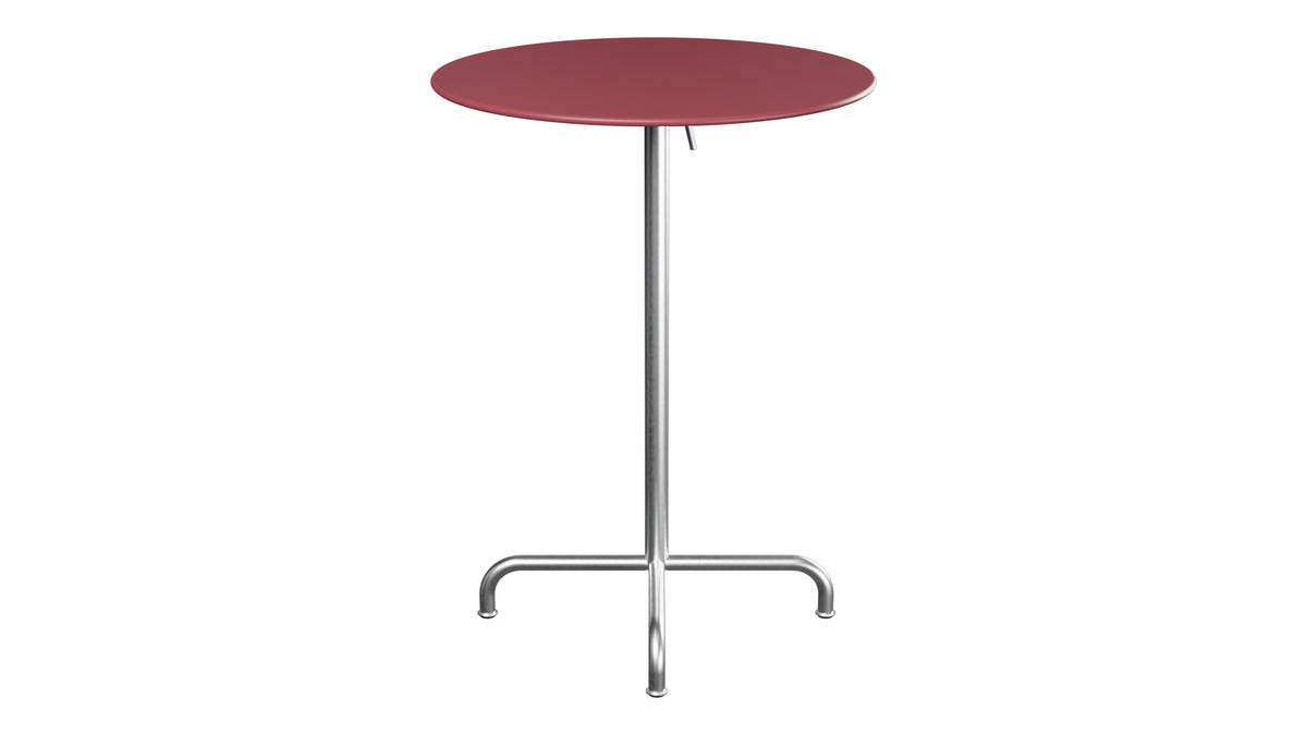 Rigi Metall-Stehtisch Outdoor ø80 / 110 klappbar in Bordeaux präsentiert im Onlineshop von KAQTU Design AG. Hochtisch Outdoor ist von Schaffner
