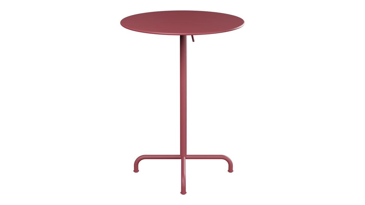 Rigi Metall-Stehtisch Outdoor ø80 / 110 klappbar in Bordeaux präsentiert im Onlineshop von KAQTU Design AG. Hochtisch Outdoor ist von Schaffner