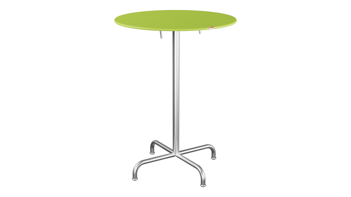 Rigi Metall-Stehtisch Outdoor ø80 / 110 klappbar in Hellgrün präsentiert im Onlineshop von KAQTU Design AG. Hochtisch Outdoor ist von Schaffner