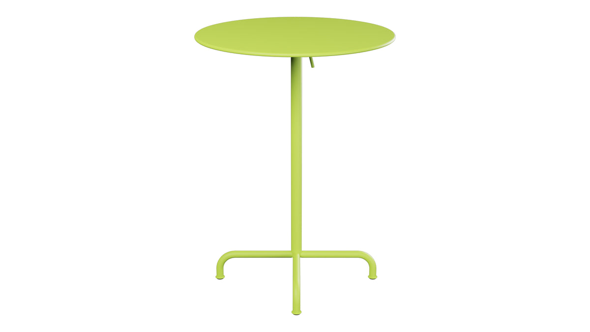 Rigi Metall-Stehtisch Outdoor ø80 / 110 klappbar in Hellgrün präsentiert im Onlineshop von KAQTU Design AG. Hochtisch Outdoor ist von Schaffner