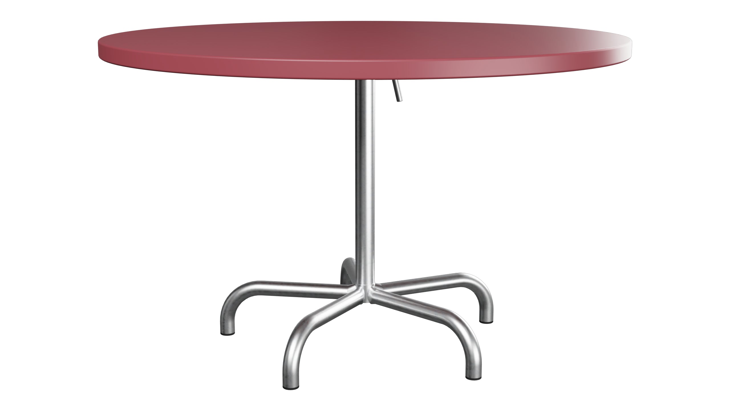 Säntis Metall-Gartentisch ø117 klappbar in Bordeaux präsentiert im Onlineshop von KAQTU Design AG. Gartentisch ist von Schaffner